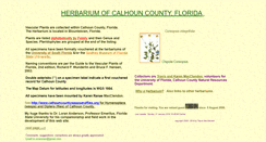 Desktop Screenshot of calhouncountyherbarium.org
